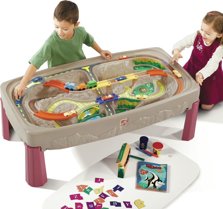 Image du produit Step2 Deluxe Canyon Road Train & Track Table