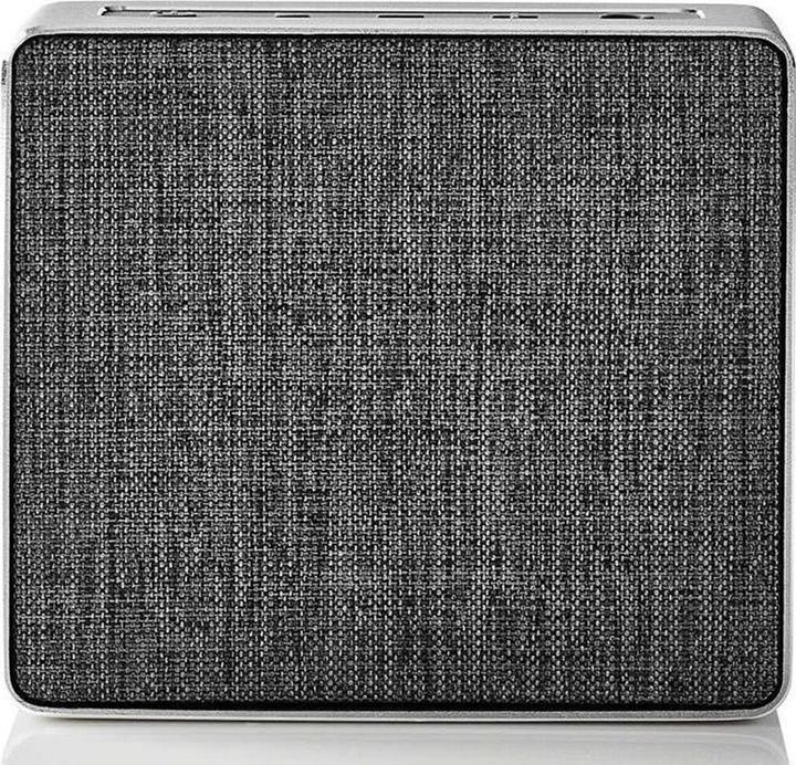 Actual product image Nedis SPBT-1002 Bluetooth Speaker Gun Metal Grey (20 h, Rechargeable battery operated)