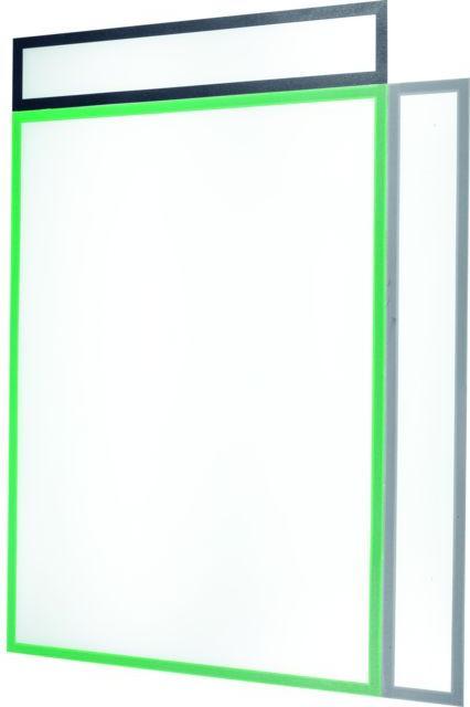 Image du produit Franken Pochette magnétique pour titres, A3 paysage, feuille dure grise, mat, résistant aux documents (A4 portrait)