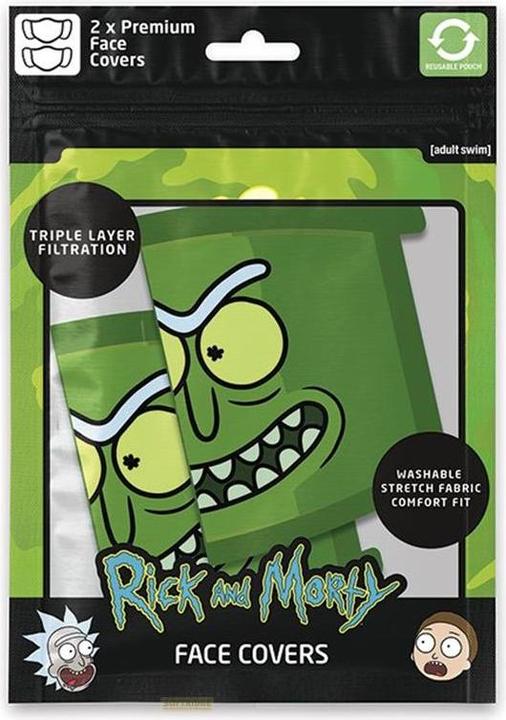 Produktbild Pyramid Rick and Morty: Mundschutz Pickle Rick (2er Set) (2 x)