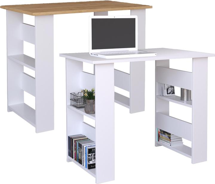 Immagine prodotto VCM Scrivania in legno Tavolo da computer Scrivania da lavoro Tavolo da ufficio Efilo (90 x 56 x 74 cm)