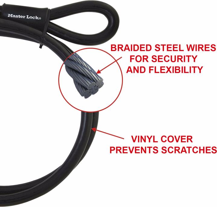 Productafbeelding Master Lock Schlaufenkabel 49EURD (300 cm)