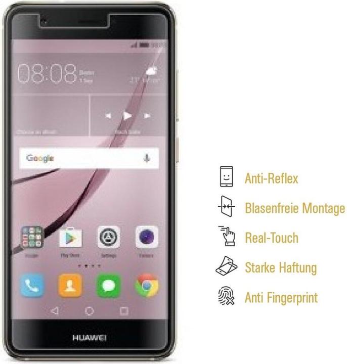 Produktbild Protectorking 2x Displayschutzfolie matt Anti-Reflex entspiegelt (2 Stück, Huawei Nova)