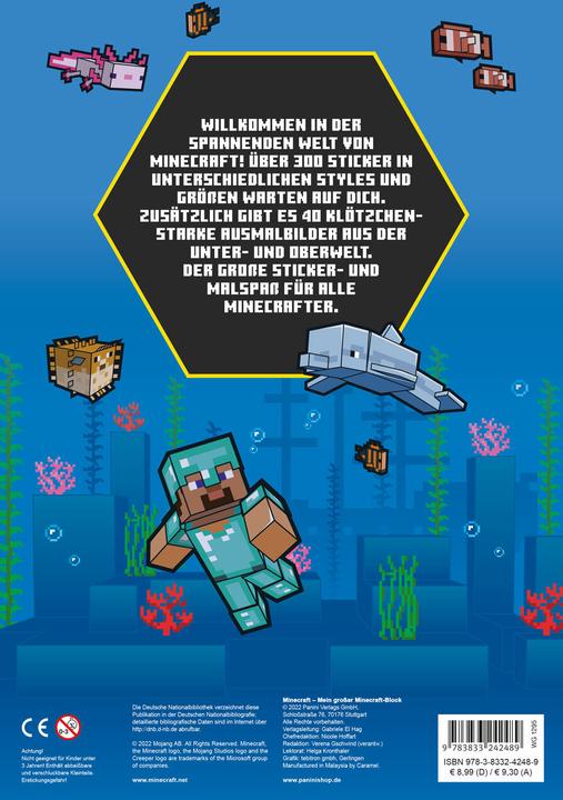 Produktbild Panini Minecraft: Mein grosser Minecraft-Block