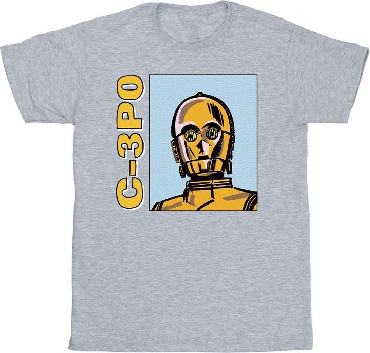 Immagine prodotto Star Wars C3PO Line Art Maglietta Uomo (XL)