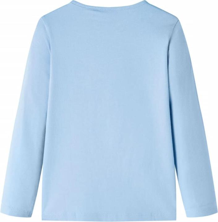 Produktbild VidaXL Kinder-Langarmshirt Hellblau 92,Material: 95 % Baumwolle. 5 (92)