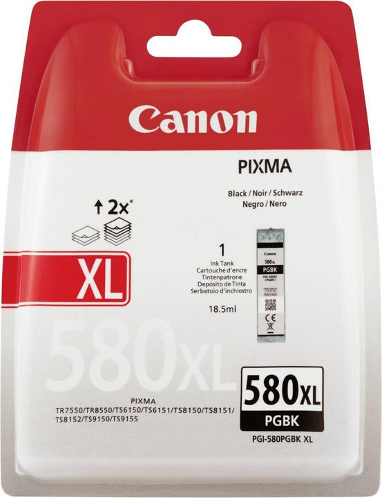 Actual product image Canon Pgi-580xl (PGBK)