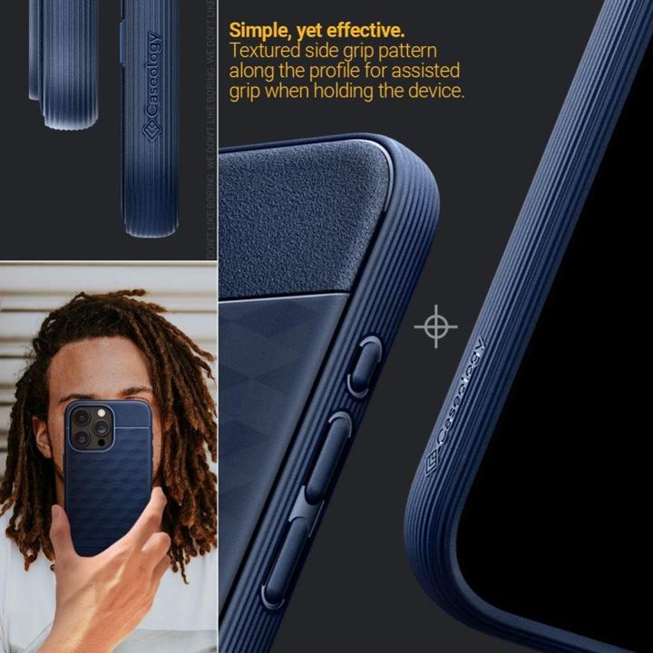 Actual product image Caseology Parallax Mag Magsafe Iphone 15 Pro Midnight Blue (Apple iPhone 15 Pro)