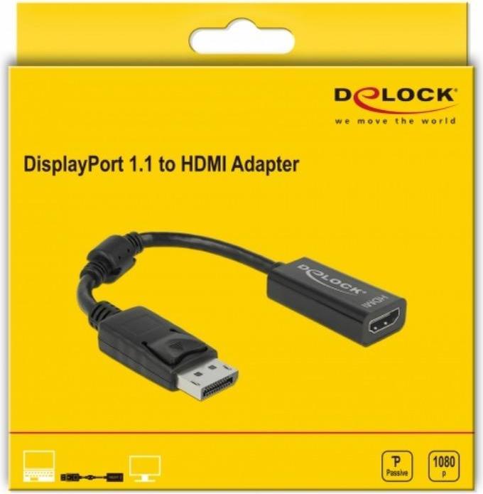 Actual product image Delock DP to (HDMI, 12 cm)