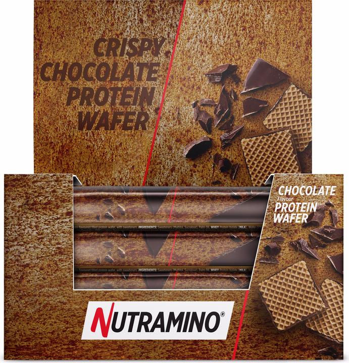 Image du produit Nutramino Nutra-Go Low Sugar Protein Wafer (Chocolate, 12 pcs, 468 g)