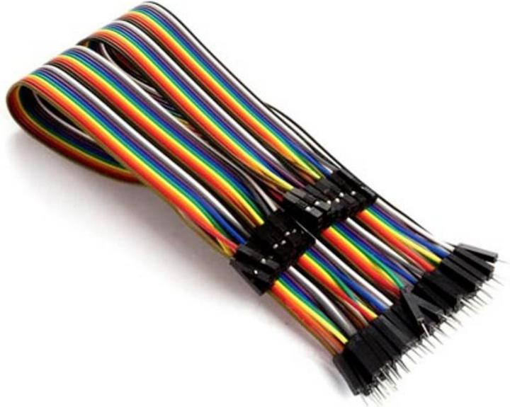Actual product image Whadda Cable plug to socket 40-pin, 30 cm wire jumper