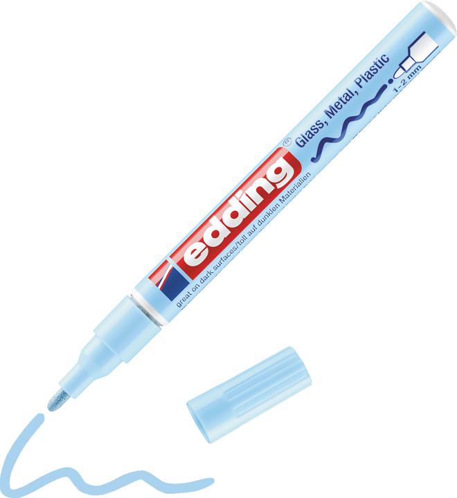 Immagine prodotto Edding 751 - Marcatore di vernice (Blu, 1 mm, 10 x)