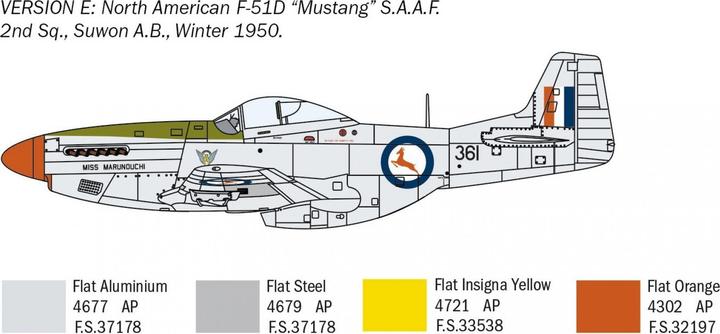 Produktbild Italeri 1:72 F-51D Korean War