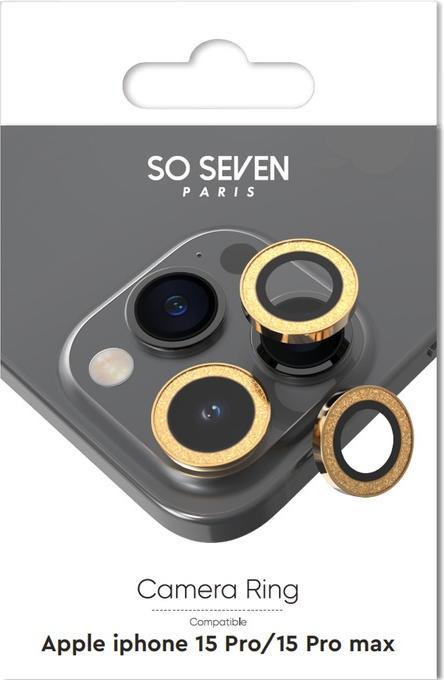 Actual product image So Seven Shock and scratch resistant camera film (1 Piece, Apple iPhone 15 Pro, Apple iPhone 15 Pro Max)