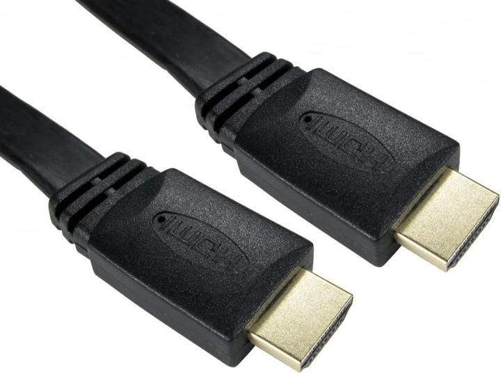 Actual product image Cables Direct 2MFLATHDMI HI SPEED GLD B/Q 125