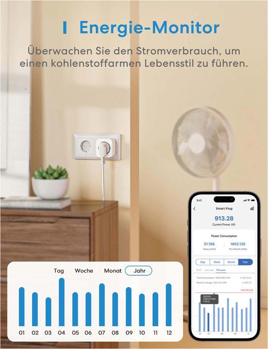 Immagine prodotto Meross Smart Plug MSS305-EU