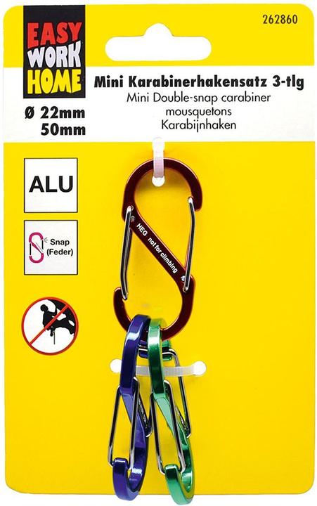 Image du produit Easy Work Jeu de mini-mousquetons