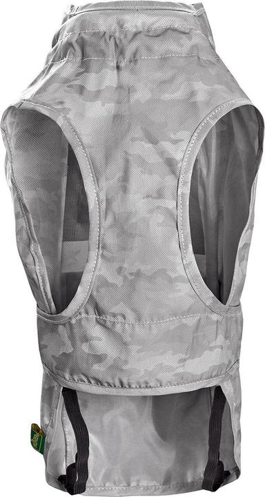 Actual product image Hunter Mackintosh Huka to go for dogs silver 65 (65, Dog raincoat)