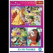 Actual product image Trefl Puzzle 2 x 70 – Prinzessin (70 pieces)