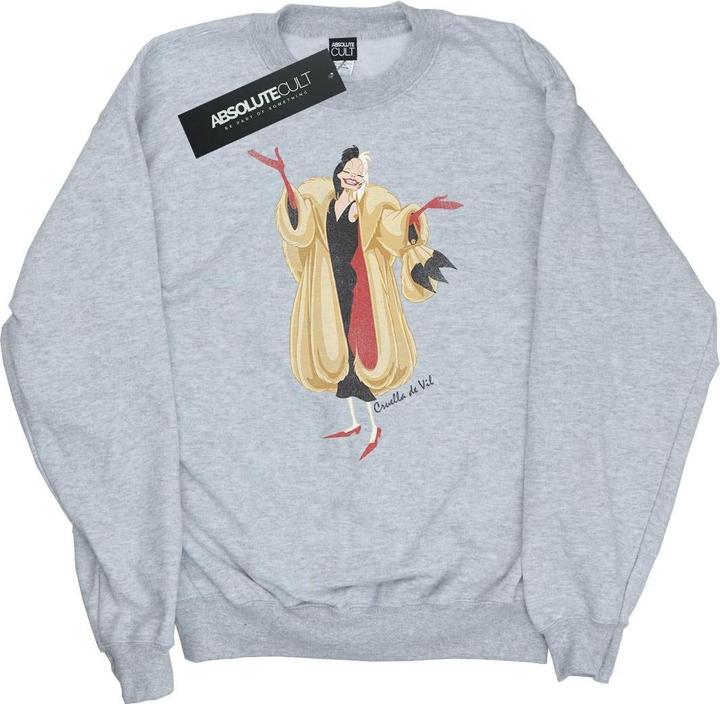 Disney 101 Dalmatians Classic Cruella De Vil Sweatshirt