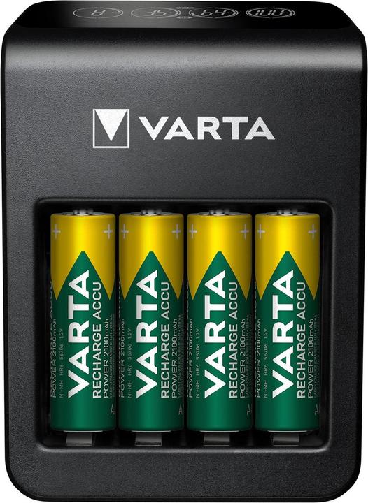 Actual product image Varta LCD Plug Charger+ (1 pcs., AA, 2100 mAh, Battery + charger)
