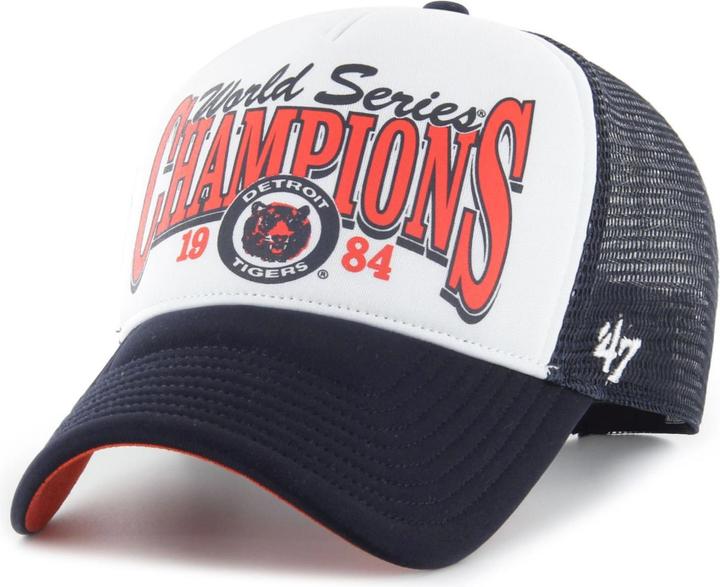 Actual product image 47 Brand Mesh Trucker Cap - Foam Champ Detroit Tigers