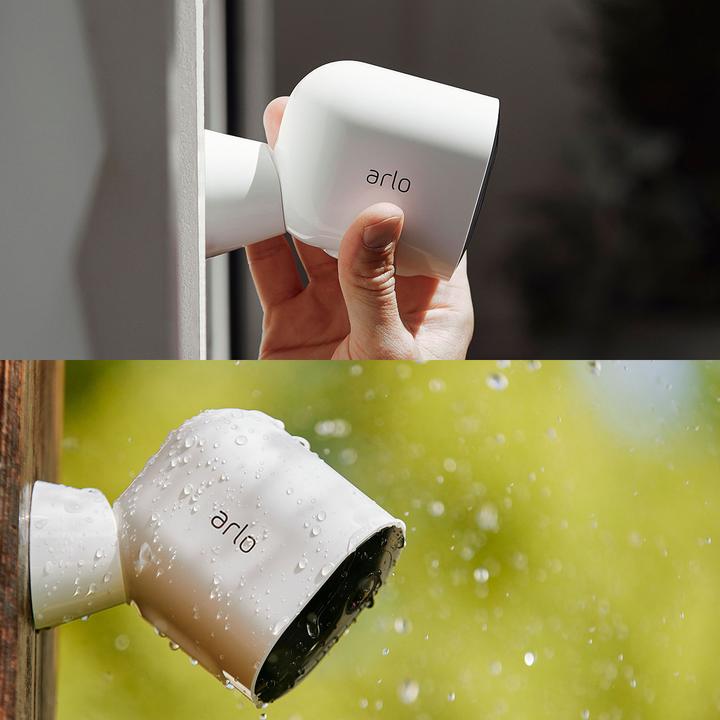 Actual product image Arlo Pro 4 VMC4450P 4er-Set (2688 x 1520 pixels)