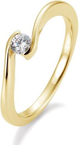 Produktbild Breuning Ring Schwung 0,05-0,30ct. (53, 750/18 K Gold)