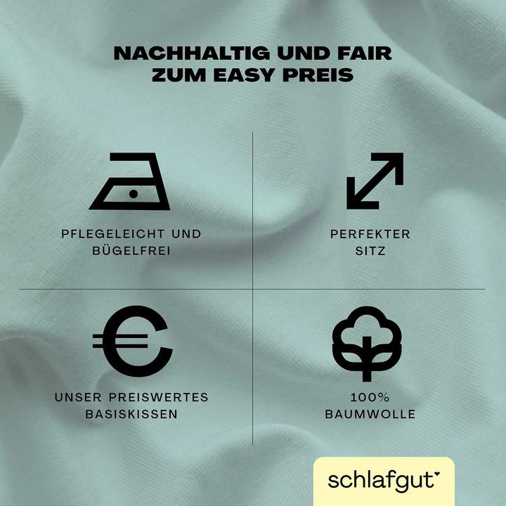 Immagine prodotto schlafgut Easy Jersey (Copripiumino, 40 x 60 cm)