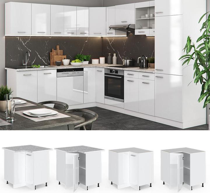 Produktbild Vicco Eckunterschrank R-Line (75.5 x 60 x 81.5 cm)