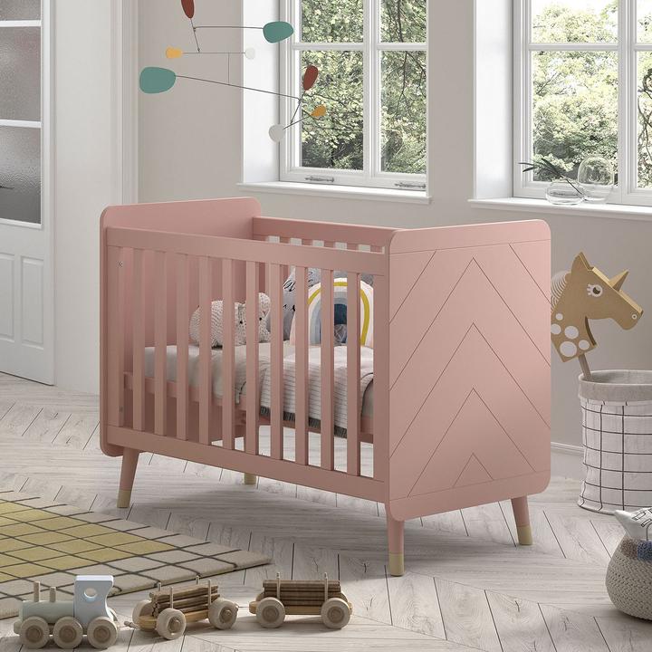 Image du produit Jaxx Billy Lit Bebe 60X120Cm Terra Pink (60 x 120 cm)