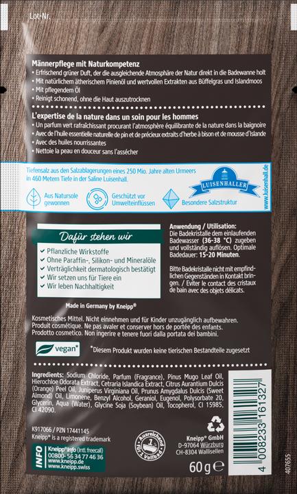 Actual product image Kneipp Bath crystals Nature feeling (Bath salts)