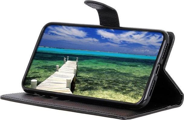 Actual product image MU Classic Litchi Leather Bookcover Series (Oppo Reno 6)