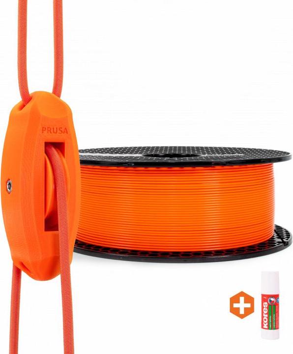 Actual product image Prusa Prusament PC Blend Orange 970g (PC, 1.75 mm, 970 g, Orange)