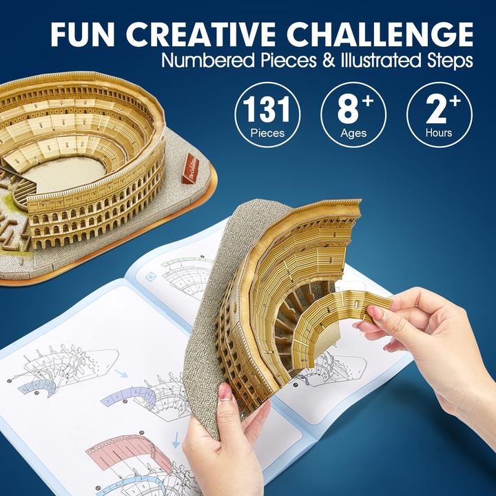 Produktbild Cubicfun 3D Puzzle Kolosseum 131 Teile (131 Teile)
