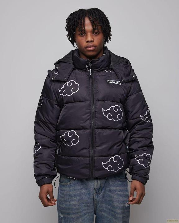 Productafbeelding Naruto Pufferjas Akatsuki Wit Maat S (S)