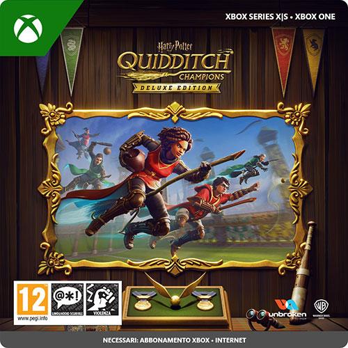 Produktbild Microsoft Xbox Harry Potter: Quidditch Champions Deluxe Edition Download Code (Xbox Series S, Xbox One S, Xbox One X, Xbox Series X)