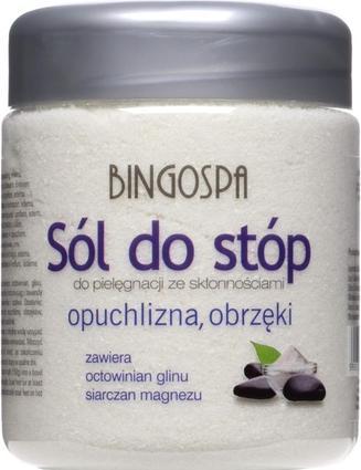 BingoSpa Feet Bath Salt for Painful Swollen Feet Prone to Edema 550g