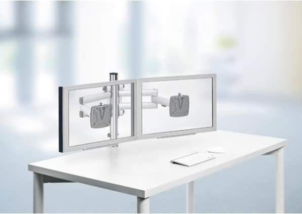 Immagine prodotto Novus TSS Duo - Kit di montaggio (2 bracci articolati, montaggio con morsetto a colonna) per 2 dischi LCD (Vari)