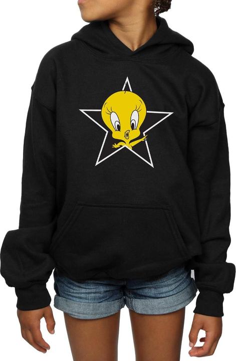 Actual product image Looney Tunes Girls Tweety Pie Star Hoodie (128)