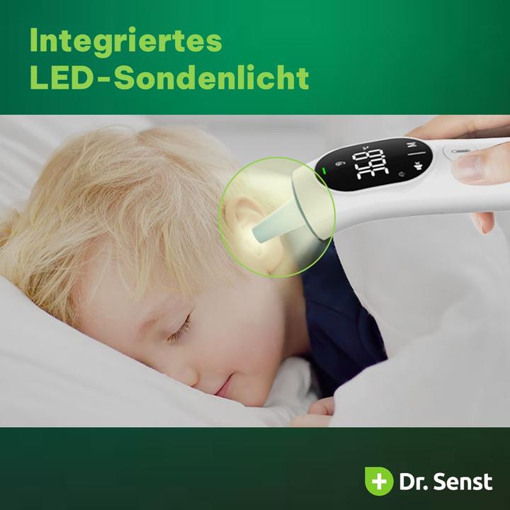 Productafbeelding Dr. Senst Infrarot 3in1 Ohr/Stirn/Objekt Thermometer DET-20F