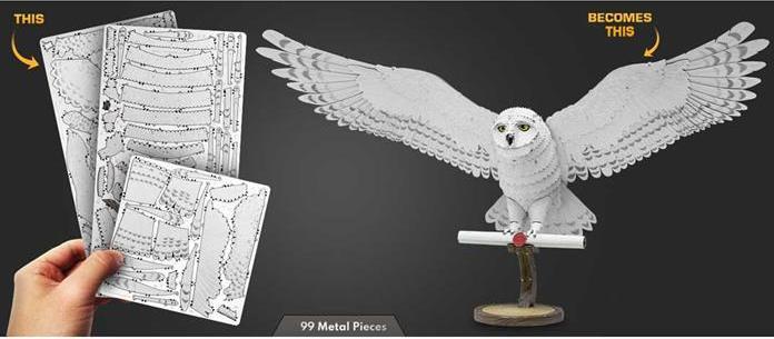 Produktbild Metal Earth Harry Potter Hedwig