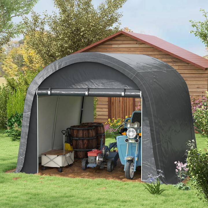 Actual product image Outsunny Equipment tent with two zip doors