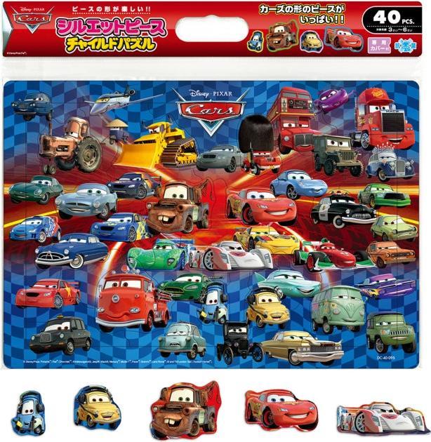 Actual product image Disney Cars children's puzzle 40 pieces "Gather round! Cars friends" (40 pieces)
