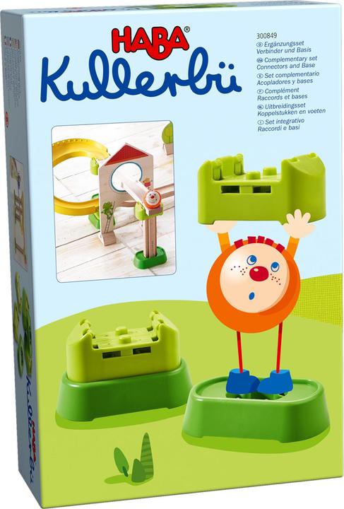 Actual product image Haba Kullerbü - Supplementary set connector and base