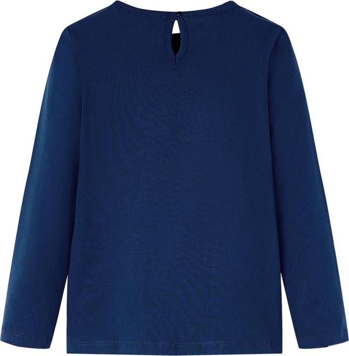 Immagine prodotto VidaXL Camicia da bambino a maniche lunghe blu navy 116,Materiale: 95 % cotone (116)