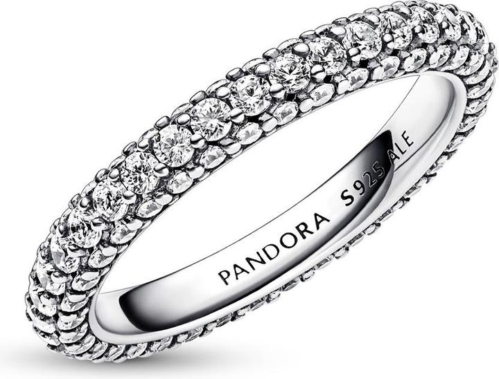 Image du produit Pandora Timeless Bague pavée simple rangée (58, Argent 925)