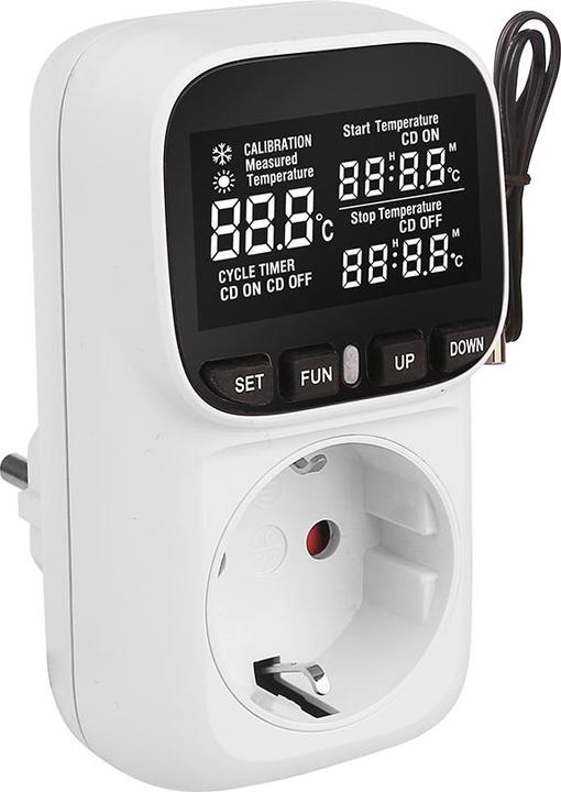 Produktbild Offgridtec Temperaturregler für Steckdose mit Digitalanzeige und externem Sensor