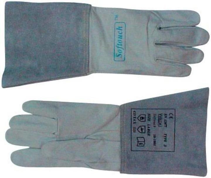 Productafbeelding Magni Weldas 10-1005S kalfsleren lashandschoen, maat S, 1 paar (S)