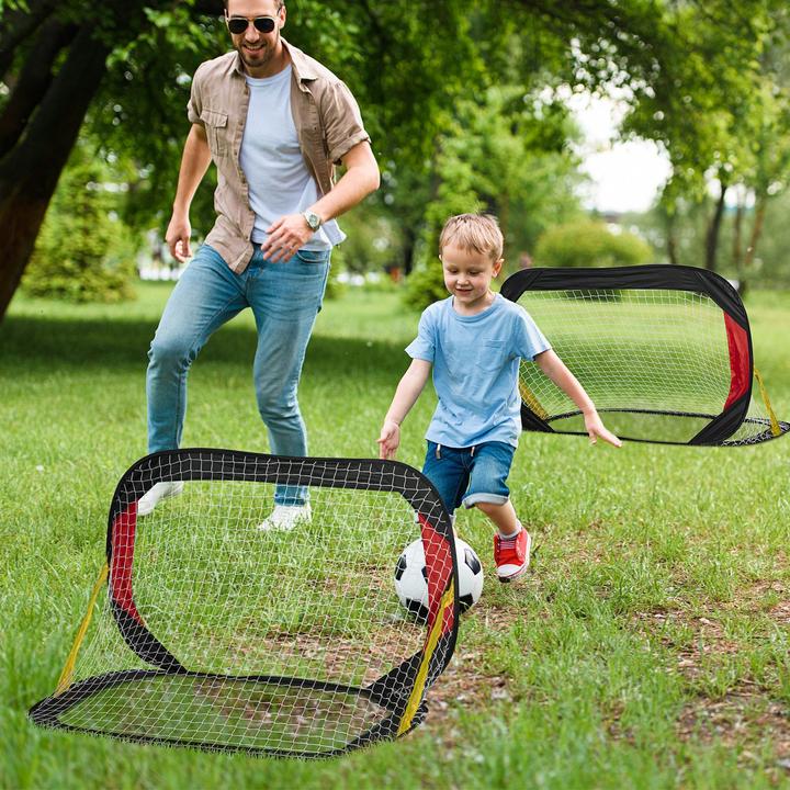 Produktbild Homcom Fussballtor mit befestigungs Heringen für den Rasen
